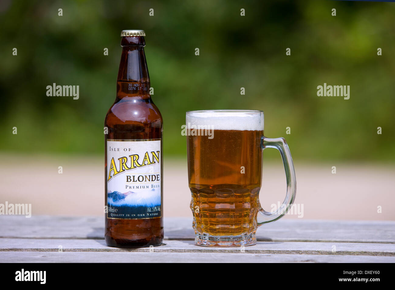 Isola di Arran brewery ultima birra premium Foto Stock