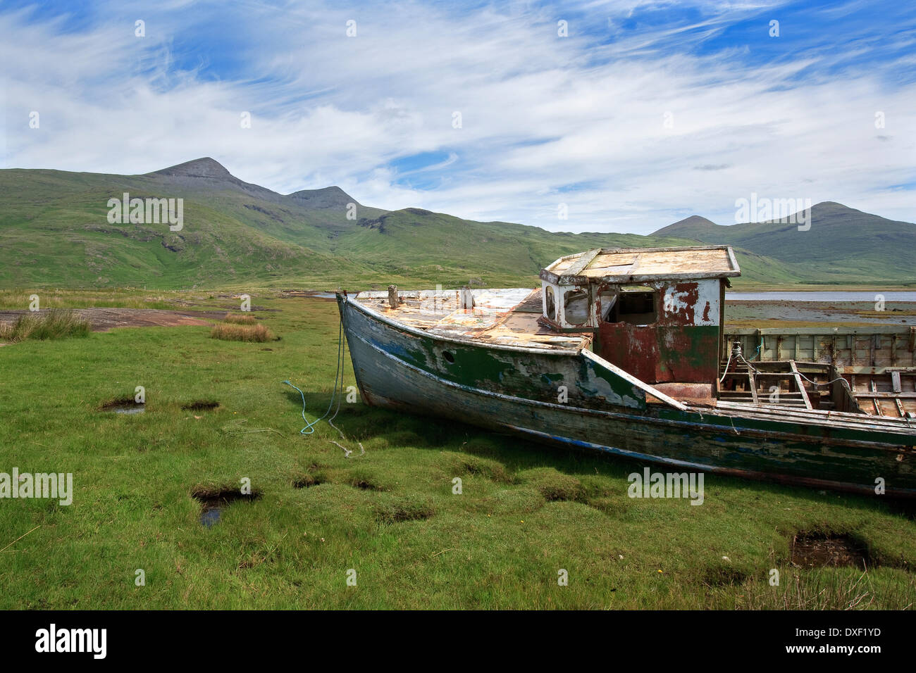 Loch Scridain e Ben più, Isle of Mull, Argyll Foto Stock