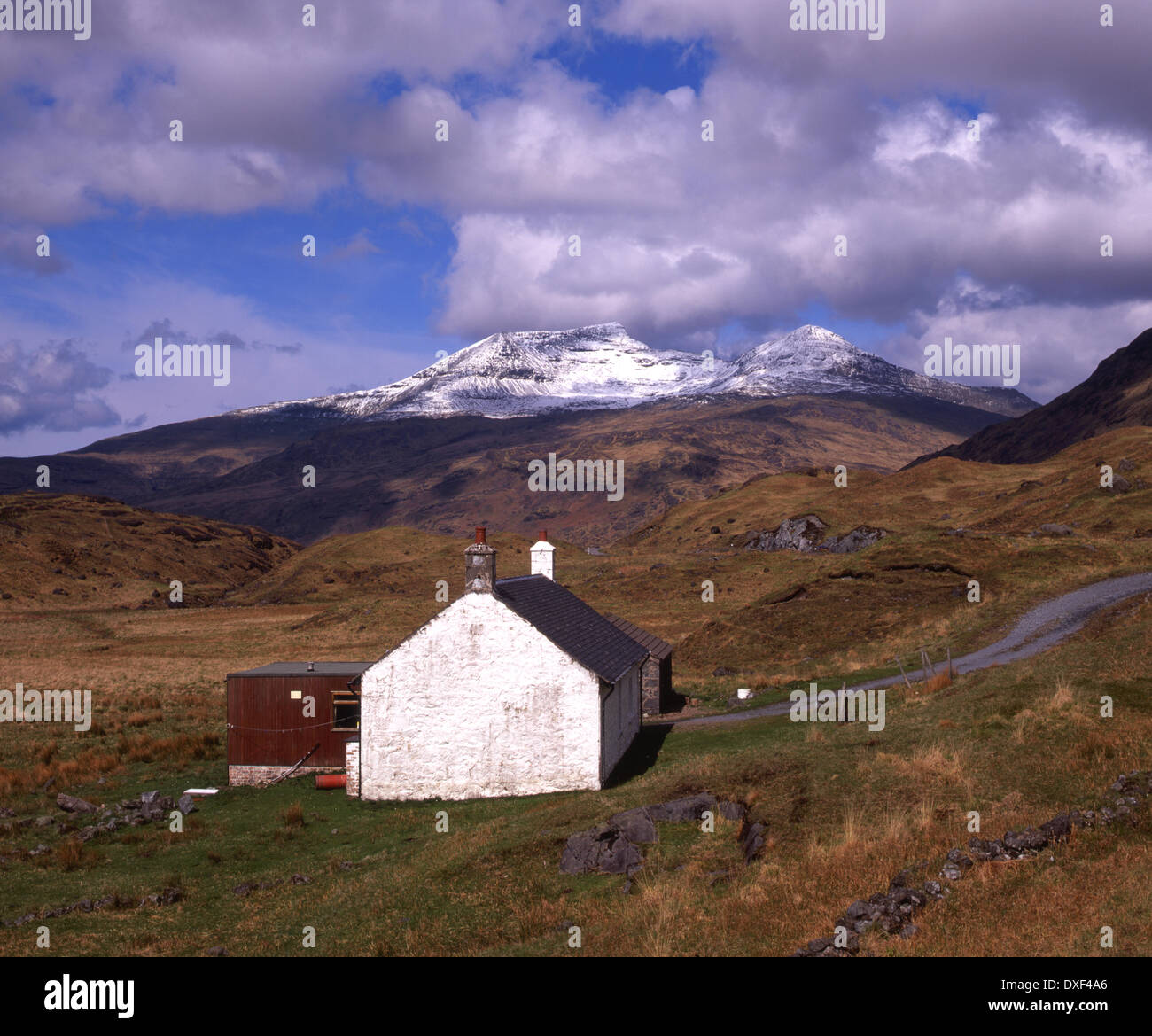Seminare coperto ben più da Glen More, Isle of Mull, Argyll Foto Stock