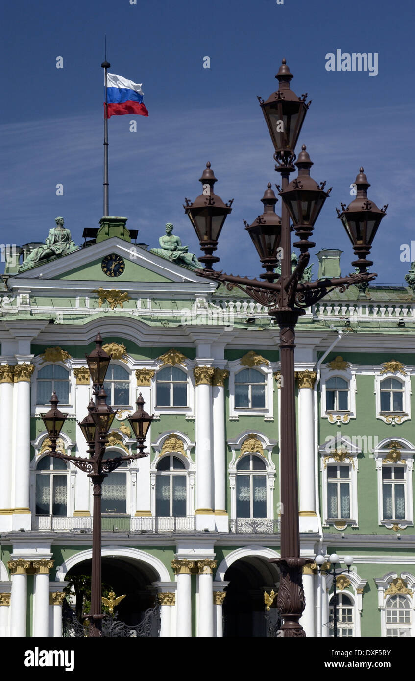 Lo stato Hermitage è un museo di arte e cultura in San Pietroburgo nella Federazione Russa. Foto Stock