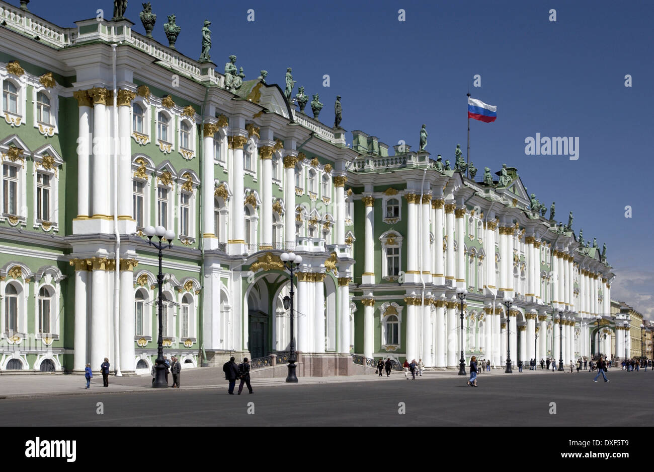 L'Hermitage - San Pietroburgo - Federazione Russa. Foto Stock