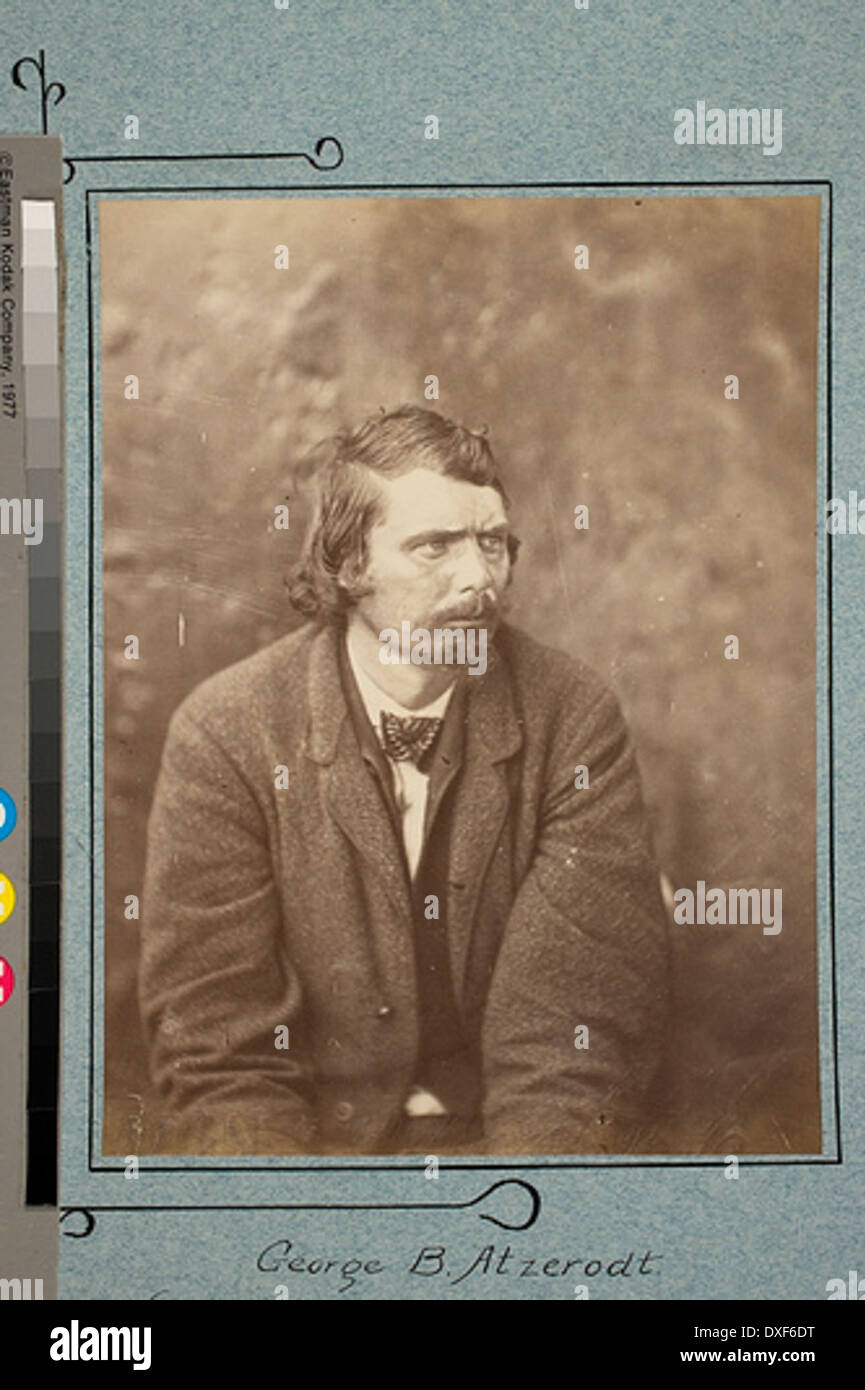 George B. Atzerodt. (Uno dei Lincoln assassinio Consiprators) 001 George B. Atzerodt. (Uno dei Lincoln assassinio Consiprators) Foto Stock