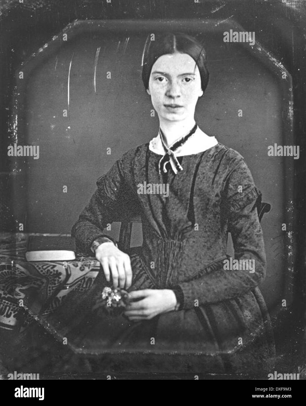 Emily Dickinson daguerreotype Foto Stock