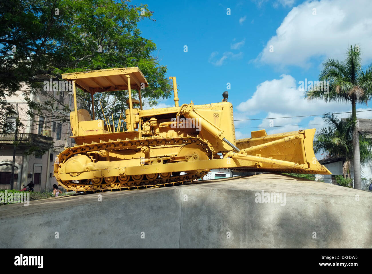 Il Treno Blindato Museum (Monumento a la Toma del Tren Blindado) a Santa Clara, Cuba. Foto Stock