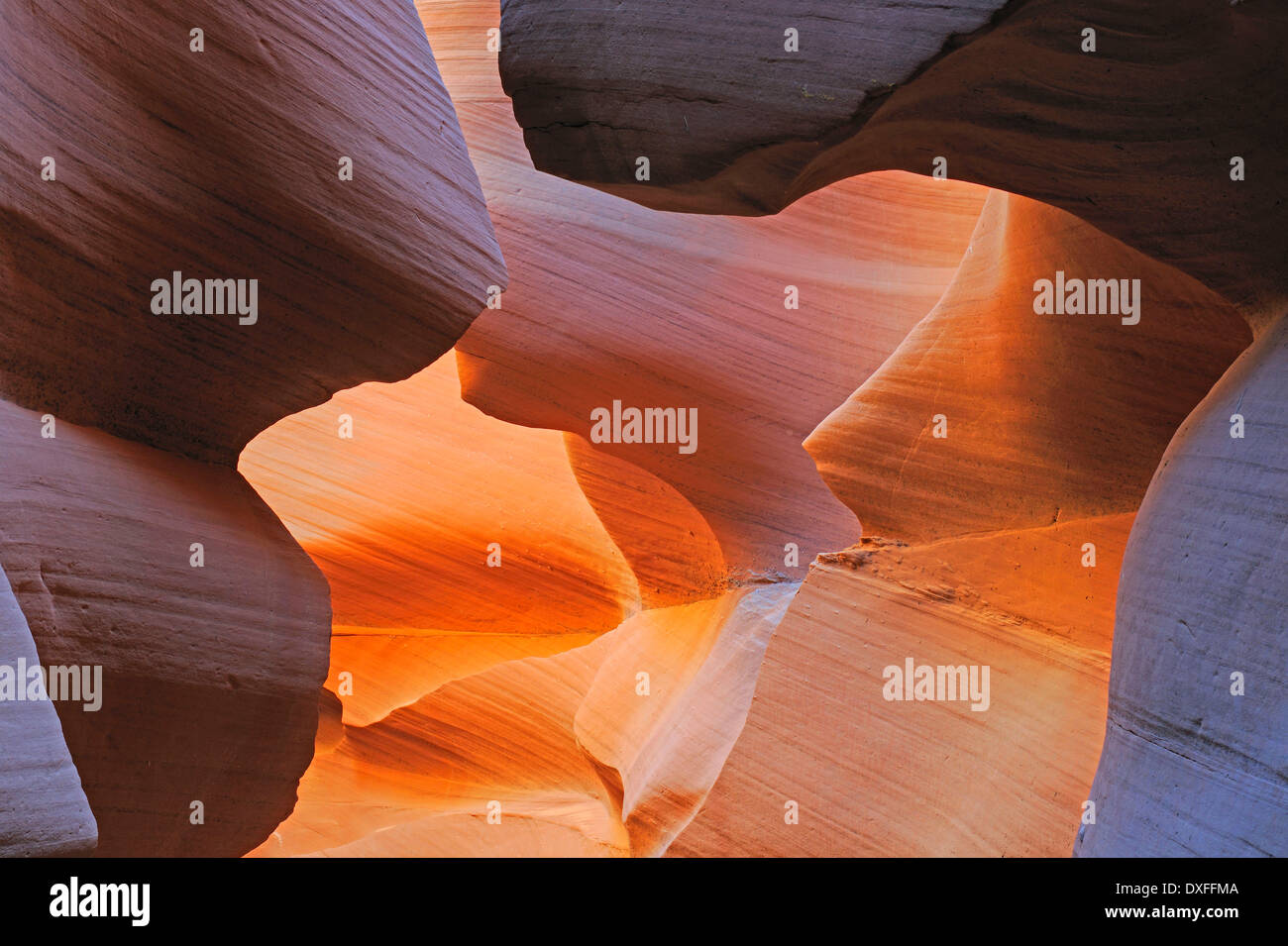 Antelope Canyon Slot, Arizona, Stati Uniti d'America Foto Stock