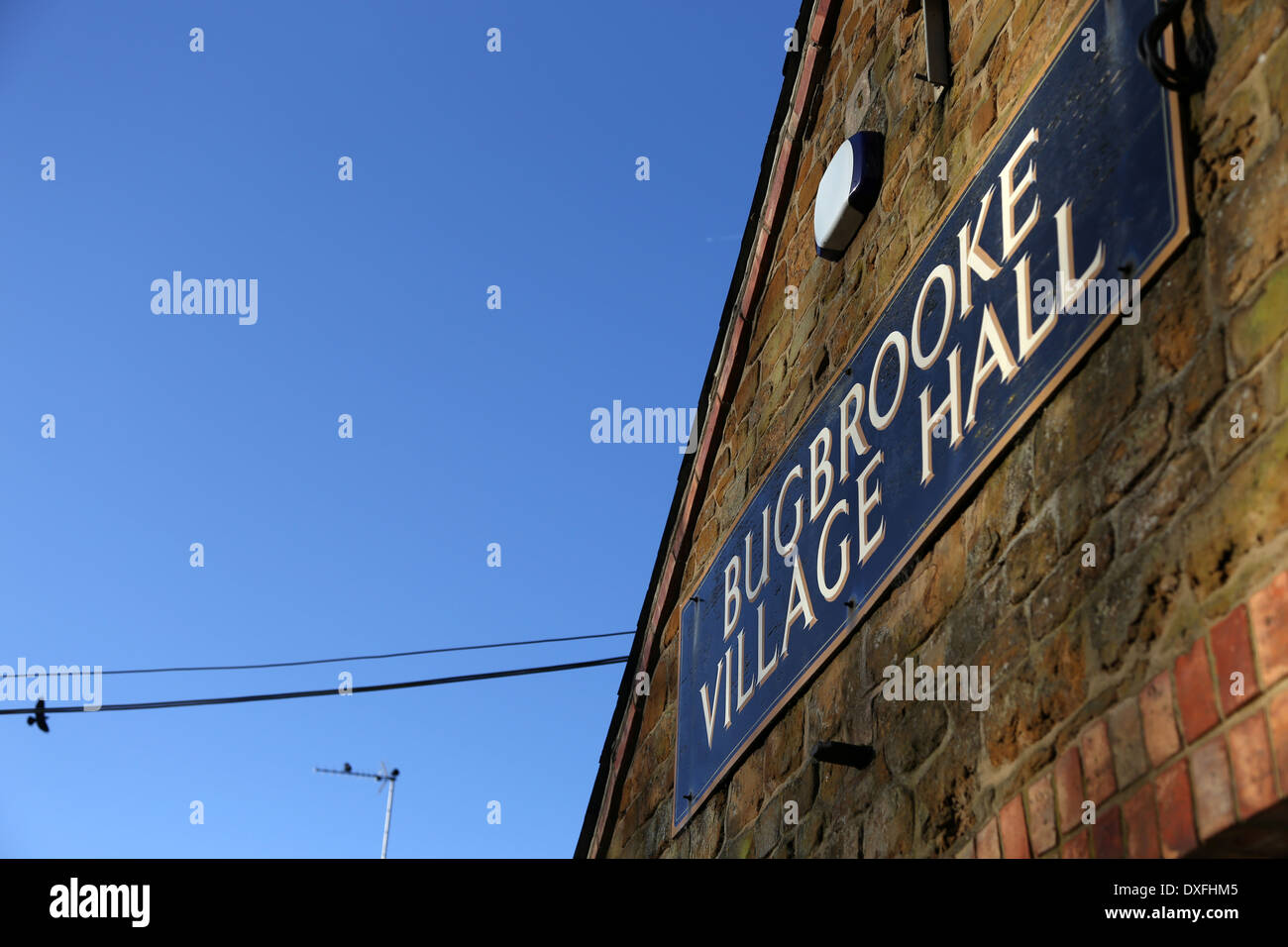 Bugbrooke village hall Foto Stock