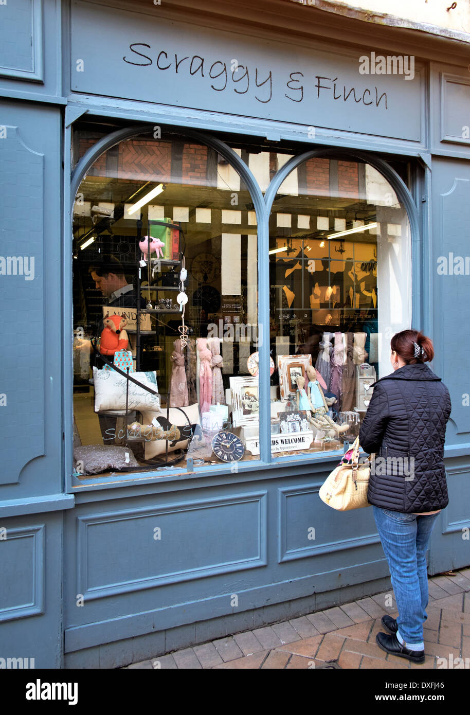 Scraggy & Finch. Sadler Gate, Cathedral Quarter, Derby Inghilterra REGNO UNITO Foto Stock