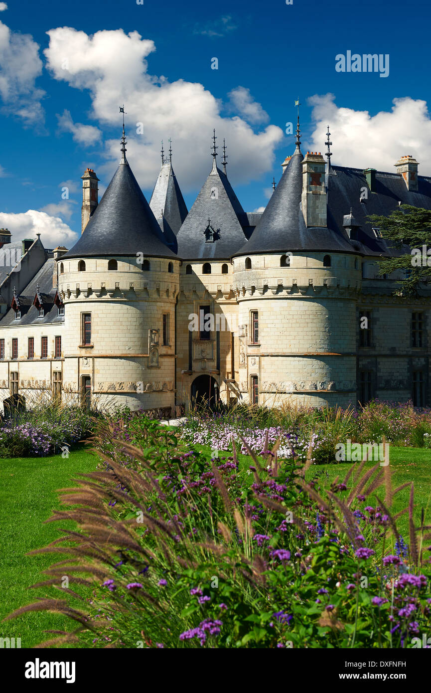 Castello del XV secolo Château de Chaumont, acquisita da Caterina de' Medici nel 1560. Chaumont-sur-Loire, Loir-et-Cher, Francia Foto Stock