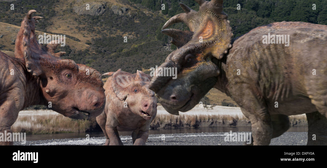 Walking with Dinosaurs 3D Foto Stock