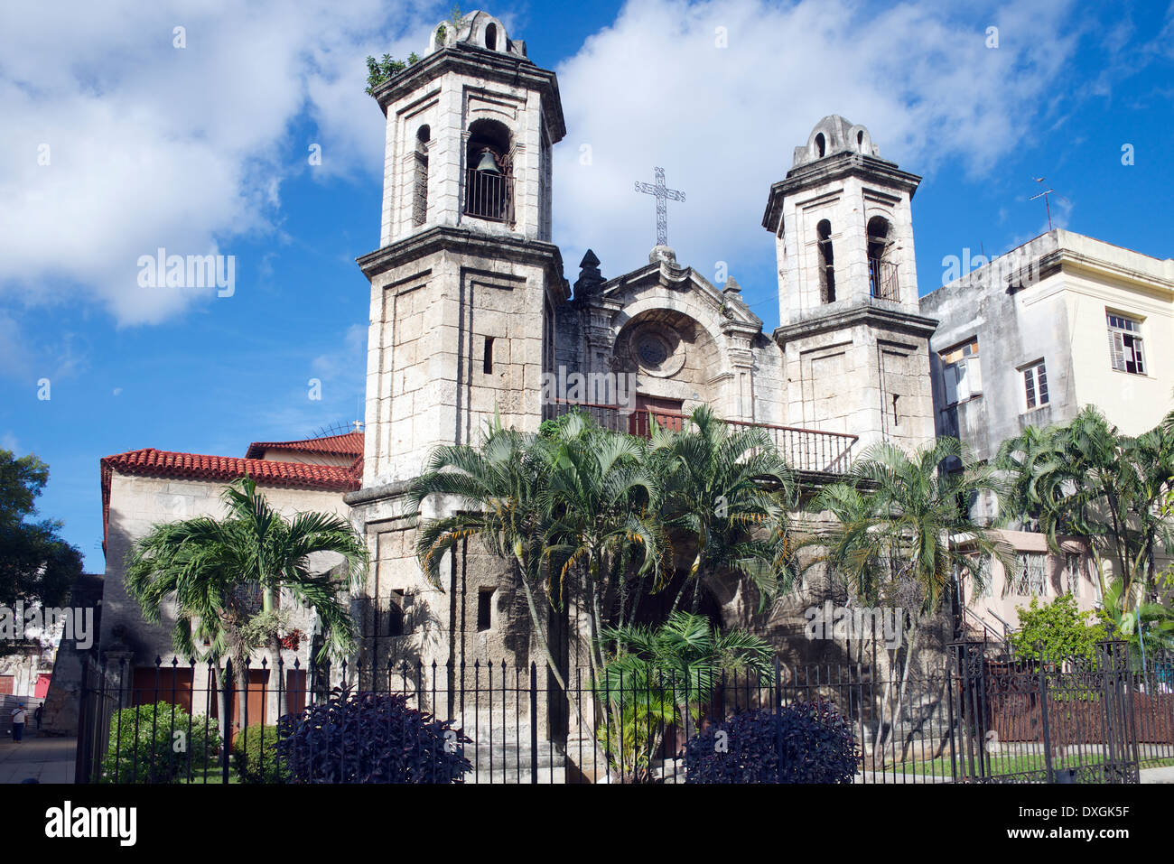 La Iglesia Santo Christo del Buen Viaje Vecchia Havana Cuba Foto Stock