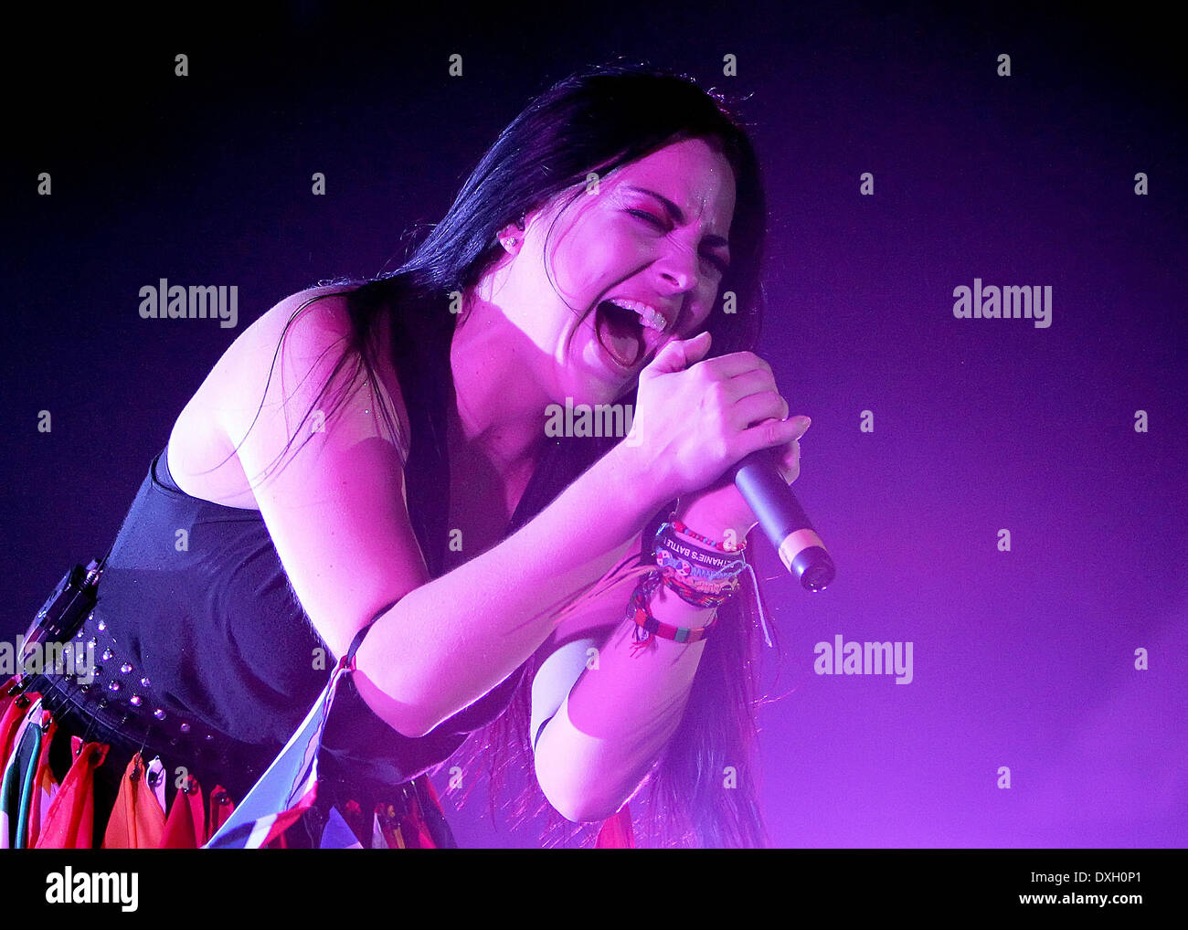 Amy Lee Evanescence esegue Live at Wembley Arena di Londra - Inghilterra - 09.11.12 dotate: Amy Lee dove: Londra, Regno Unito Foto Stock
