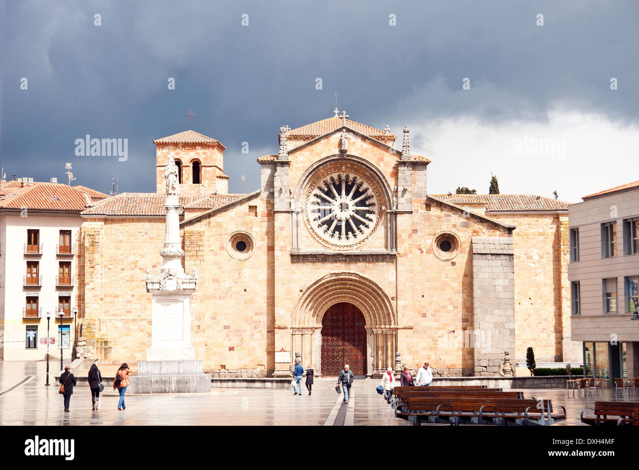 San Pedro Apostol parrocchia, Avila Foto Stock