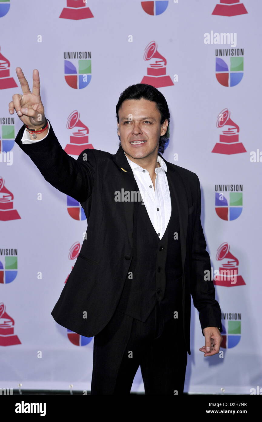 Pedro Fernandez xiii annuale di Latin Grammy Awards tenutosi presso il Mandalay Bay Resort and Casino - arrivi a Las Vegas, Nevada - 15.11.12 con: Pedro Fernandez dove: CA, Stati Uniti quando: 15 Nov 2012 Foto Stock