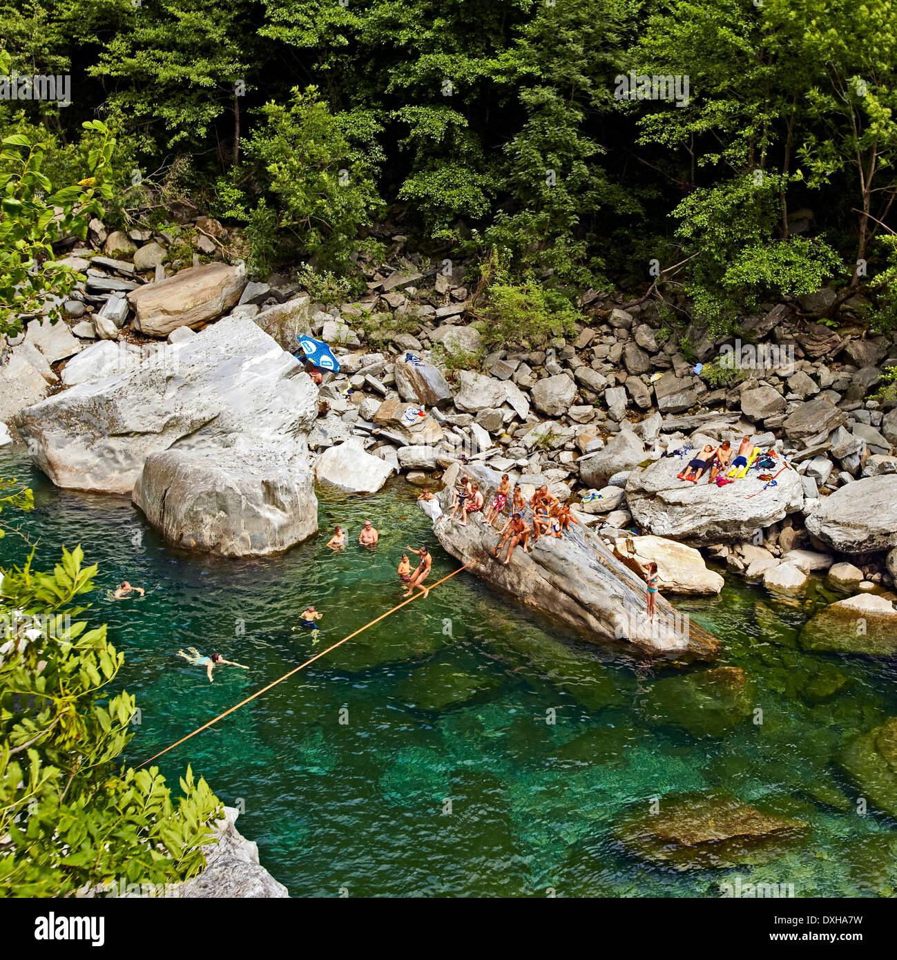 L'Europa, Svizzera Canton Ticino, Valle Maggia, area Moghegno, canyon