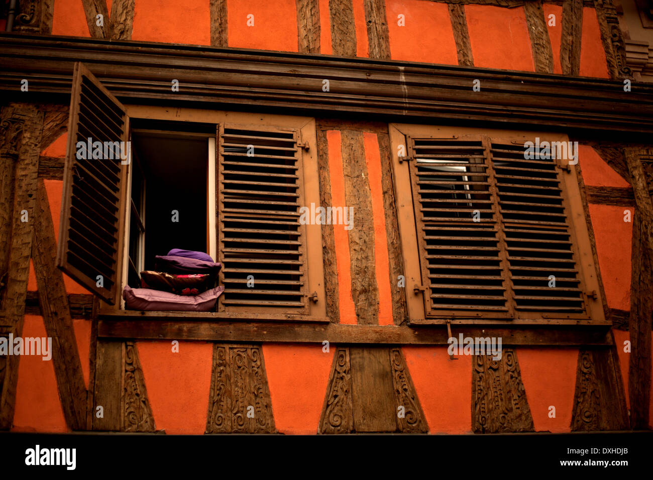 Facciata di una casa. Foto Stock