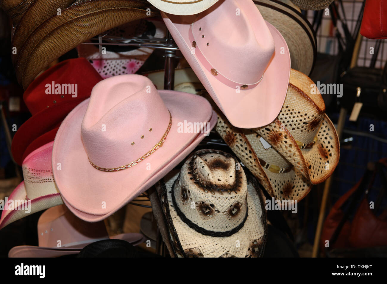 Cappelli da cowboy Foto Stock