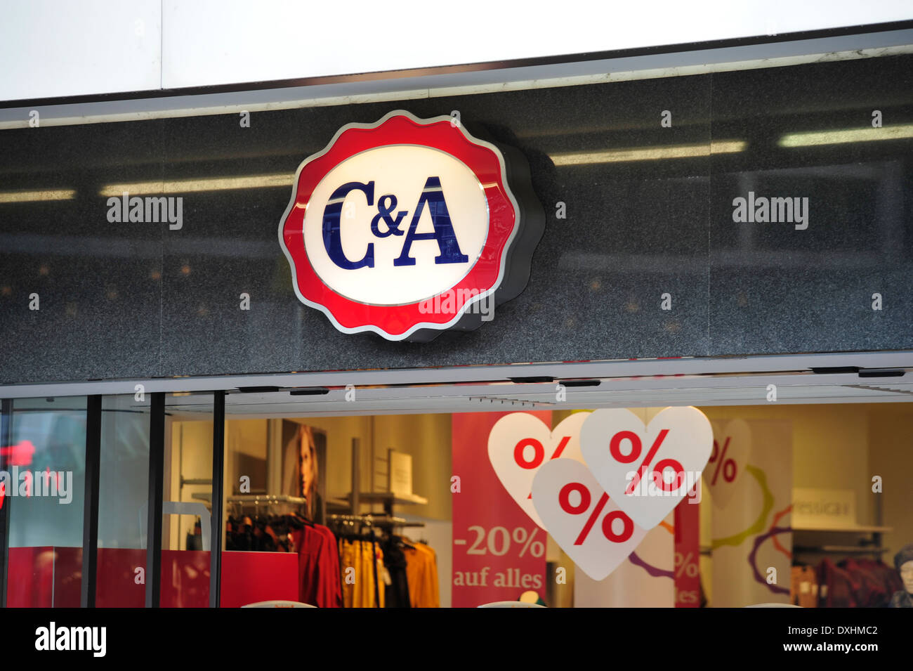 C&un negozio di abbigliamento a Zurigo Foto Stock