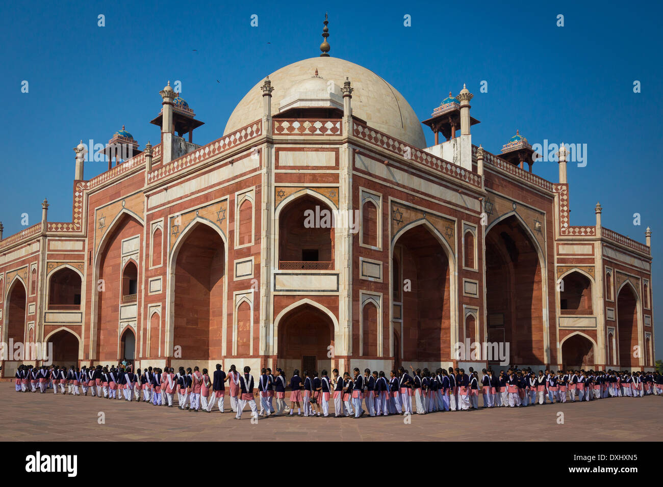 La tomba di Humayun è la tomba dell'imperatore Mughal Humayun Foto Stock