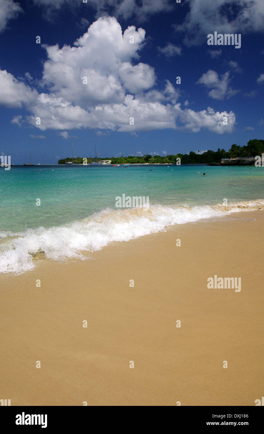 Store Bay Beach, Tobago Foto Stock