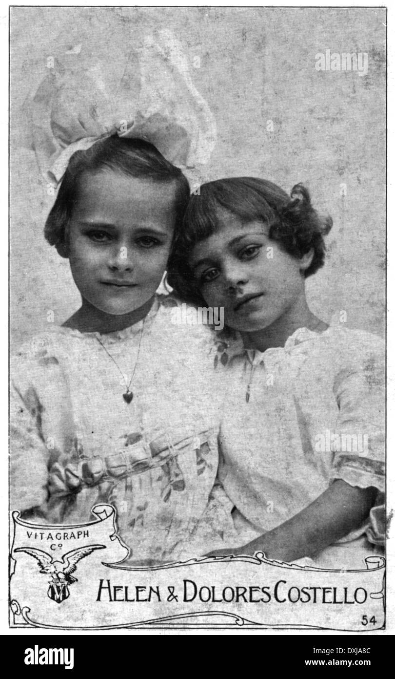 HELENE COSTELLO (b.1902), DOLORES COSTELLO (b.1903) Foto Stock