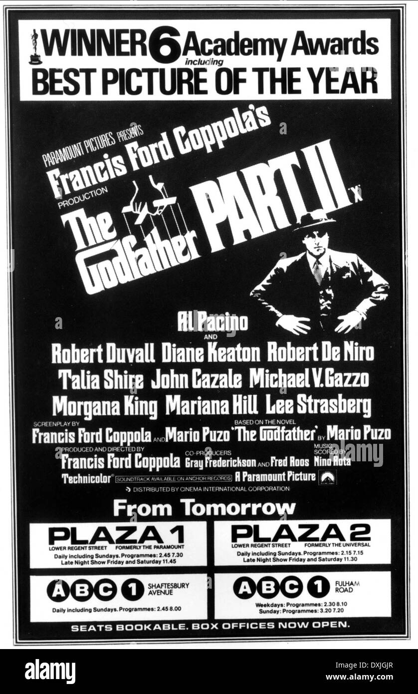 Il Padrino parte 2 Foto Stock