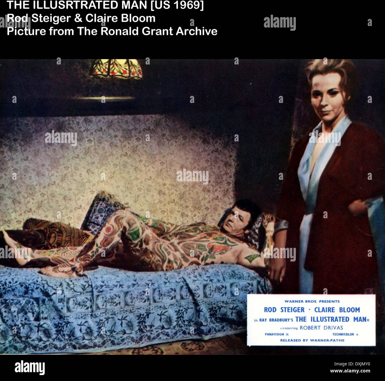 L'uomo illustrato Foto Stock