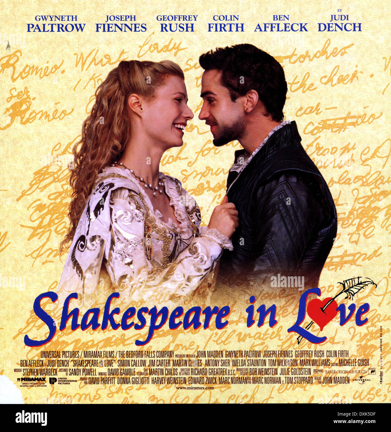 SHAKESPEARE IN LOVE (USA/BR 1998) Foto Stock
