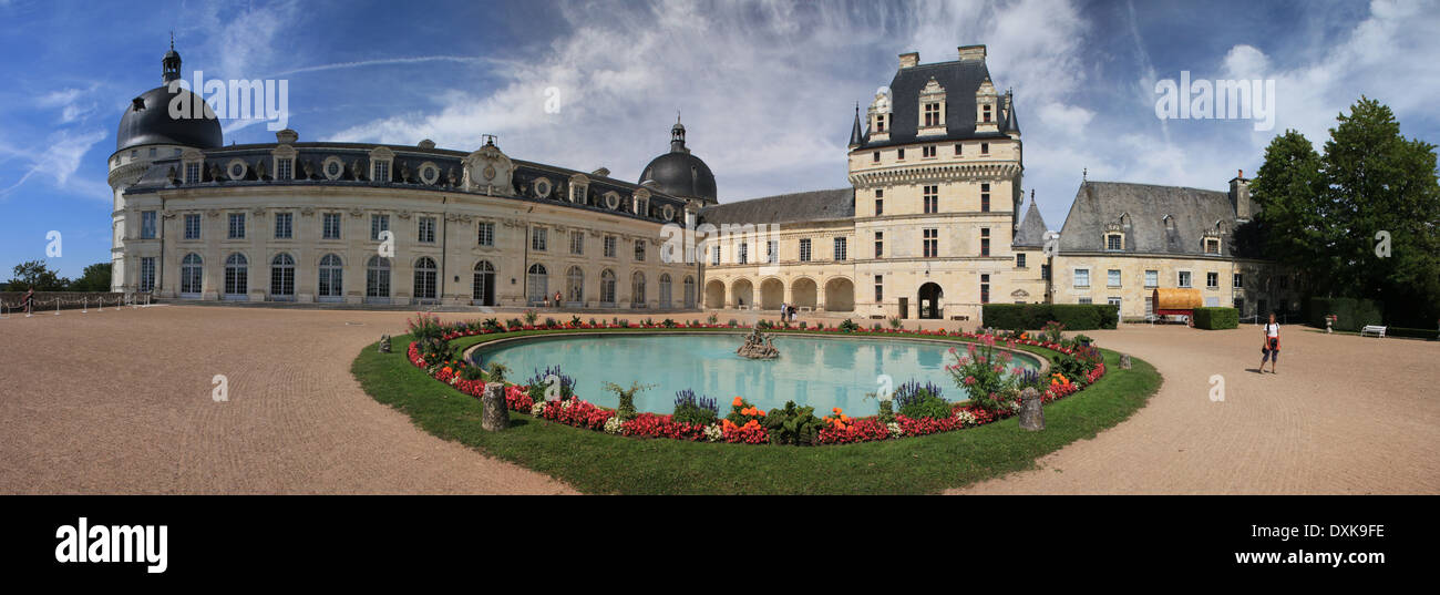 Francia, Chateaux de la Loire, Castello di Valencay Foto Stock