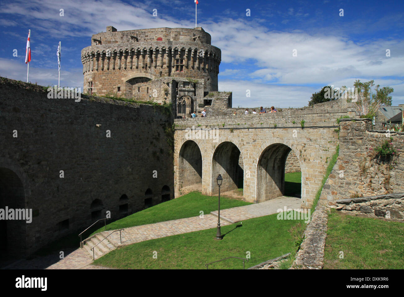 Francia, Bretagna, Dinan, Castello della duchessa Anna Foto Stock
