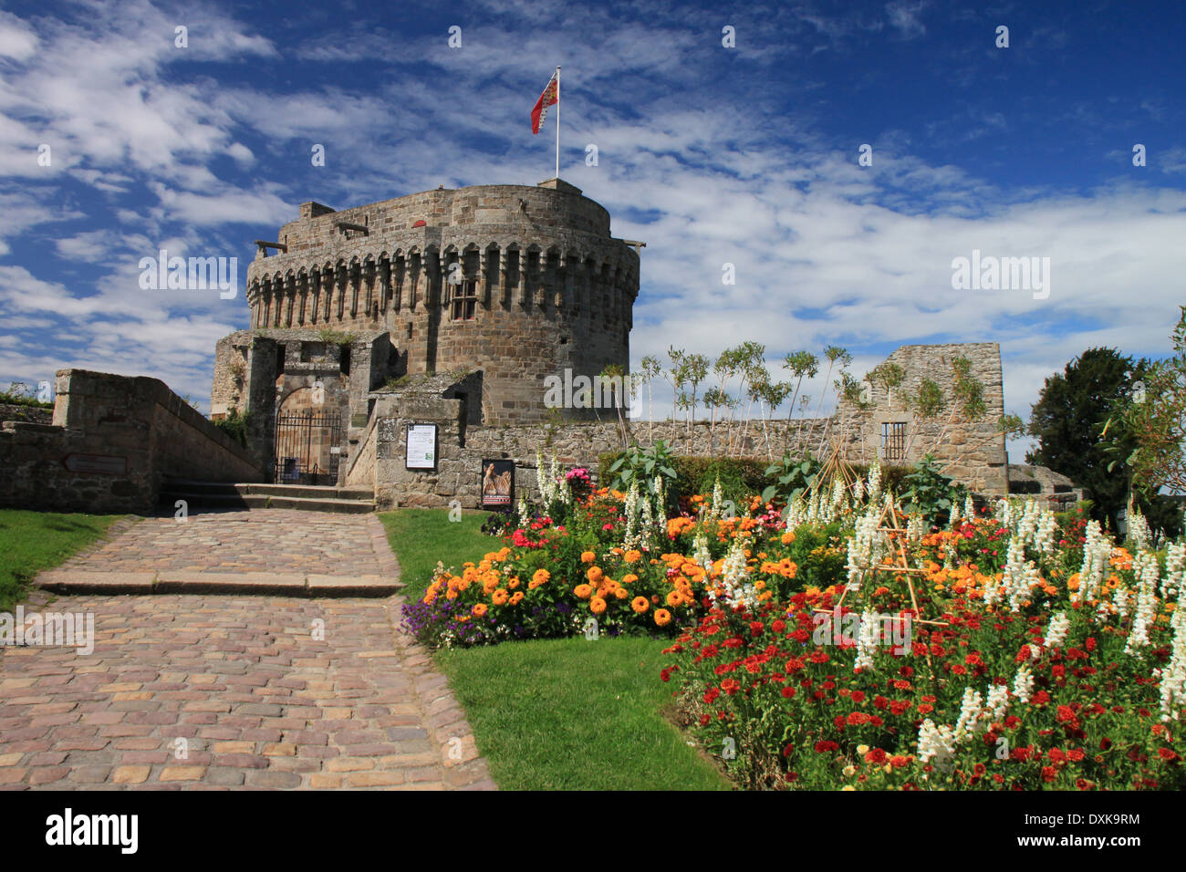 Francia, Bretagna, Dinan, Castello della duchessa Anna Foto Stock