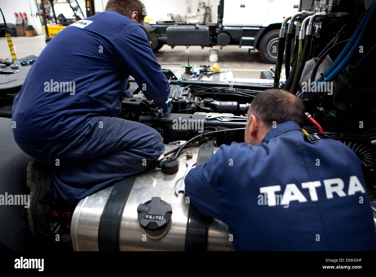 Il Tatra, produzione carrelli, Koprivnice Repubblica Ceca Foto Stock