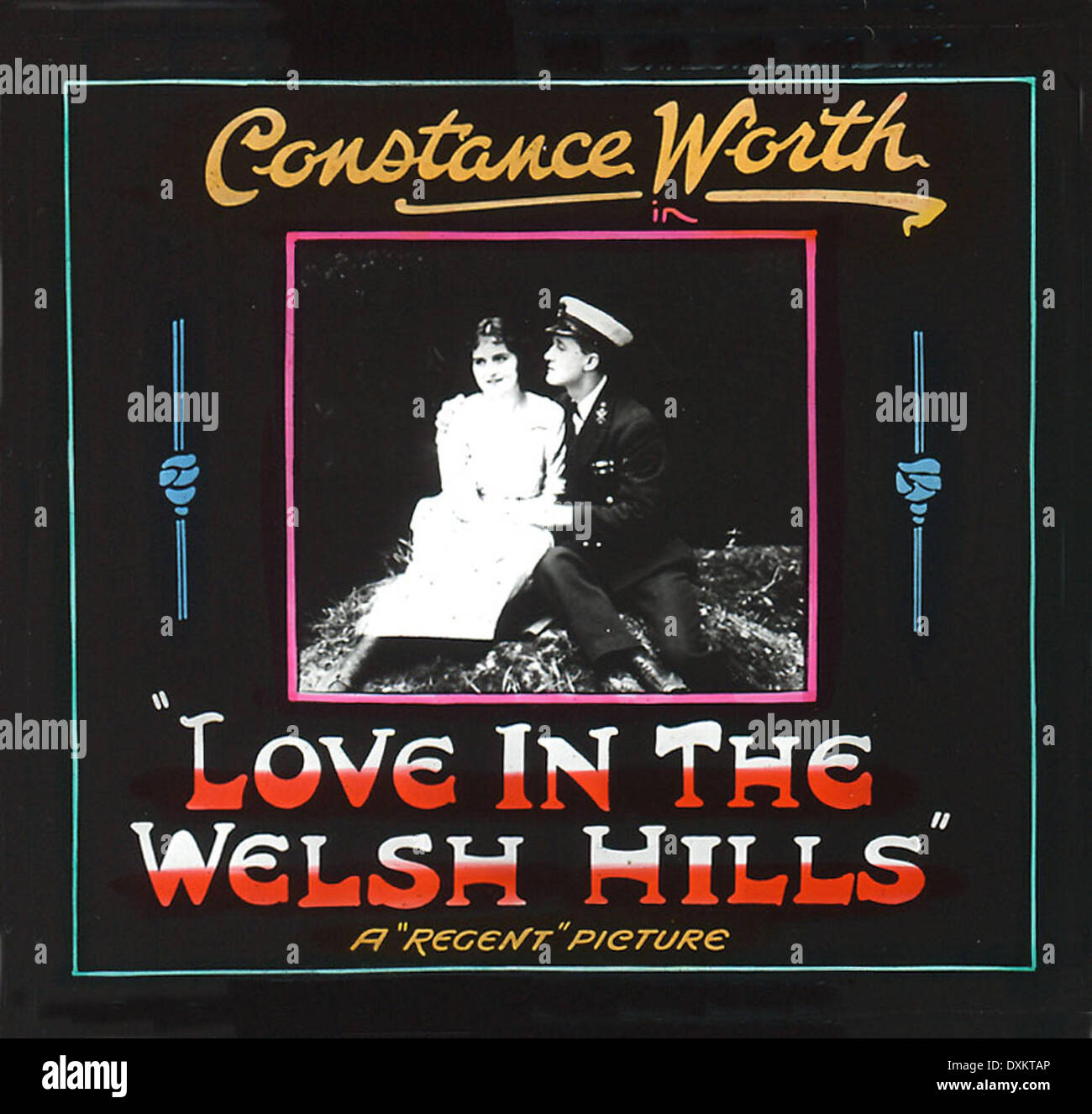 Amore nelle colline Welsh Foto Stock