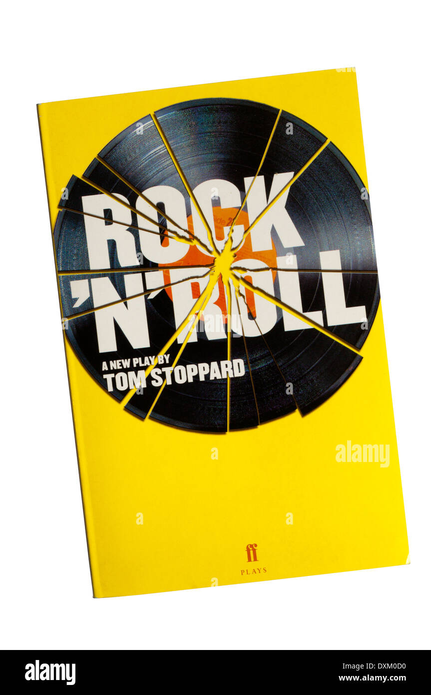 Programma / testo per la produzione 2006 di Rock 'n' Roll da Tom Stoppard che presso il Royal Court Theatre. Foto Stock