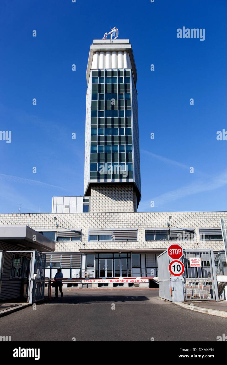 Ceska Televize Czech TV Kavci Hory Pankrac Praga Repubblica Ceca Foto Stock