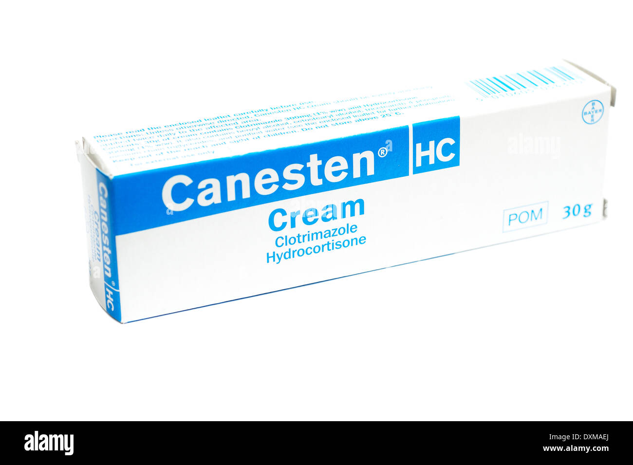 Canesten crema (Clotrimazole idrocortisone) usato nel trattamento delle  infezioni della pelle causate da diversi tipi di funghi Foto stock - Alamy