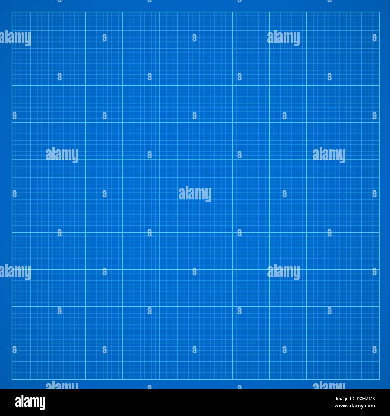 Carta blu di griglia Foto Stock