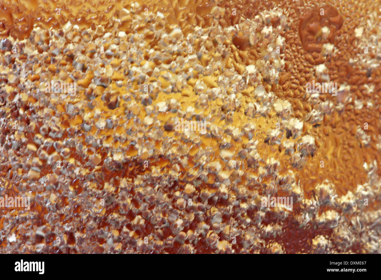 Le bolle di aria di Cola per lo sfondo. Foto Stock