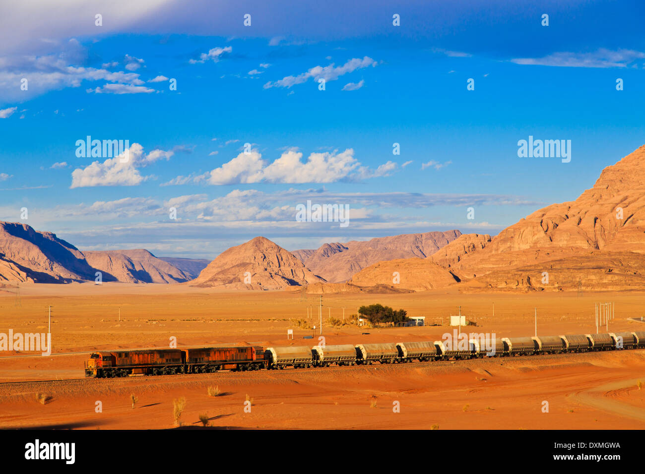 Wadi Rum Desert,Giordania Foto Stock