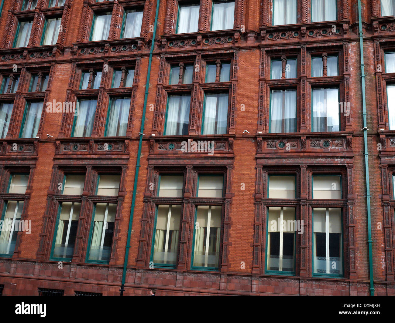 Dettaglio del Palace hotel a Manchester REGNO UNITO Foto Stock