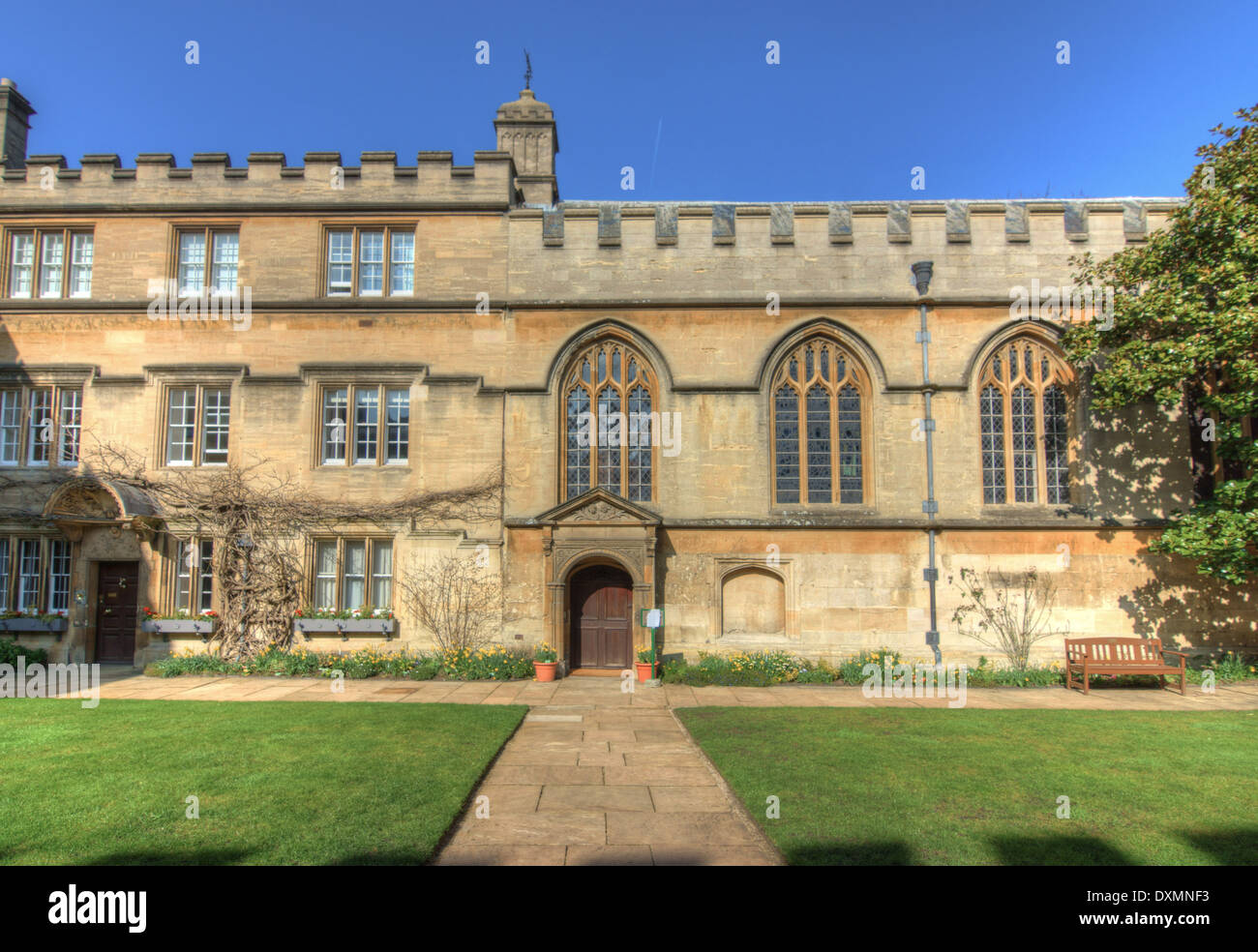 Jesus College di Oxford Foto Stock