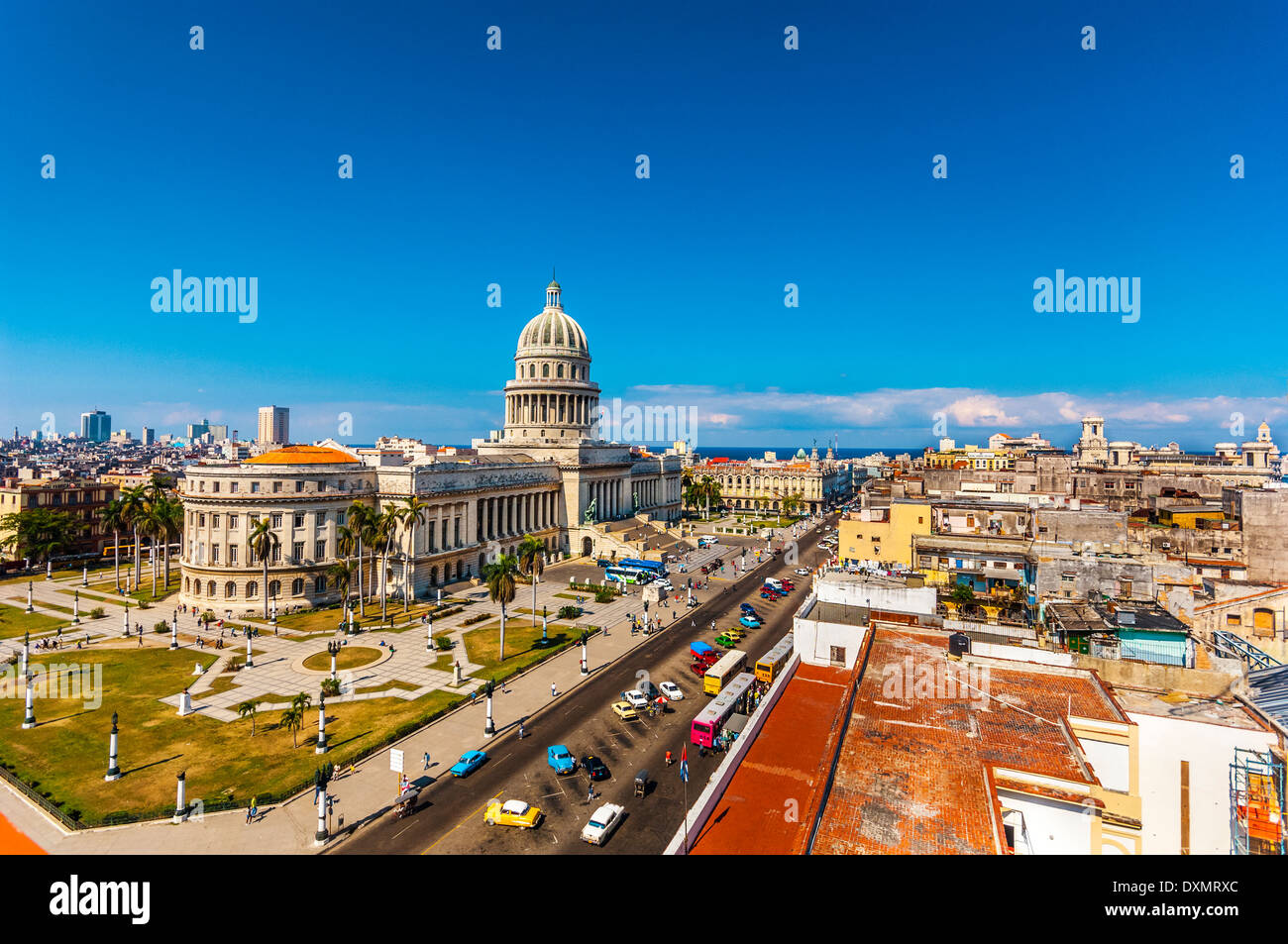 Capitolio, Havana, Cuba, Caraibi Foto Stock