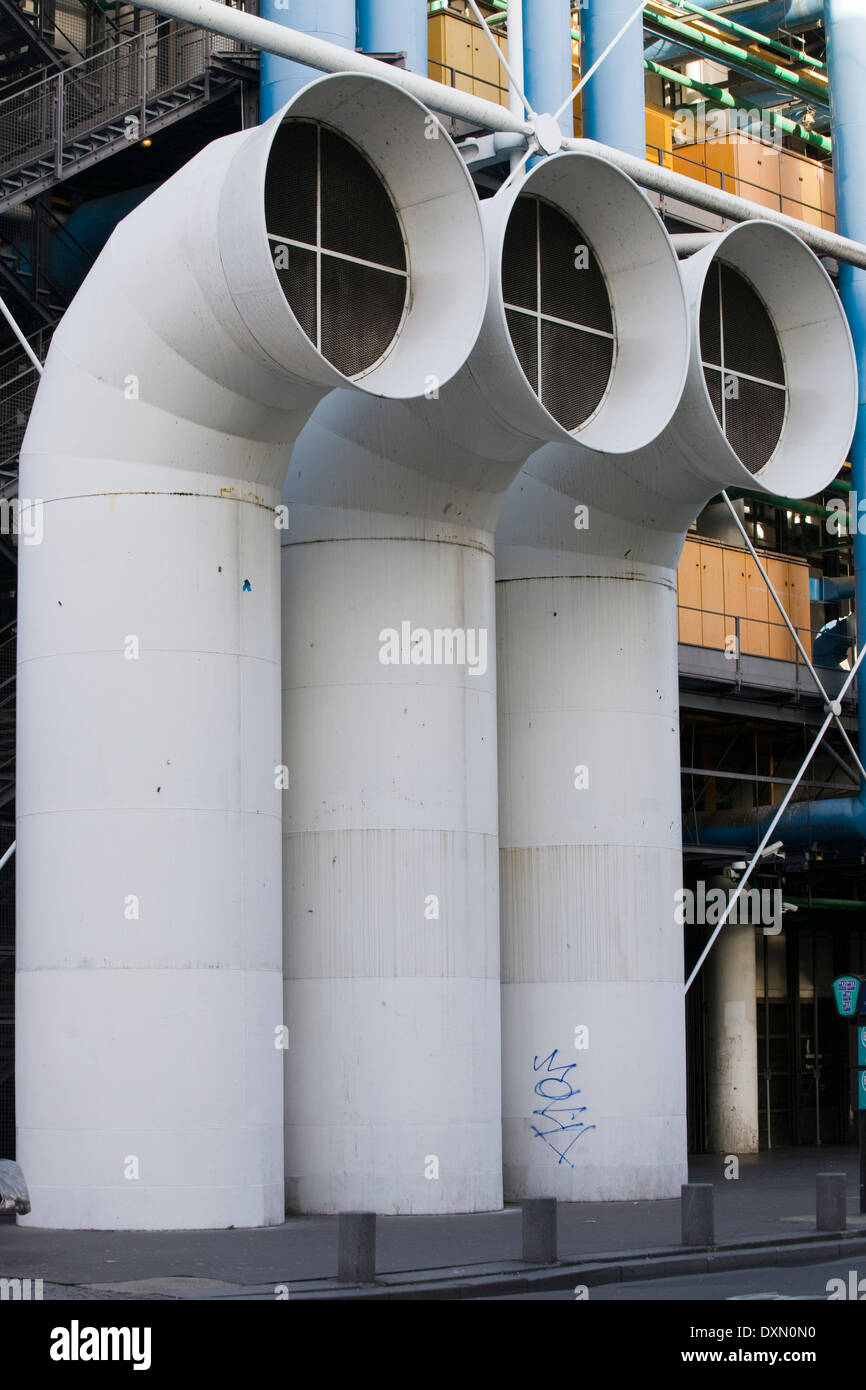 Centro Georges Pompidou a Parigi Francia Foto Stock