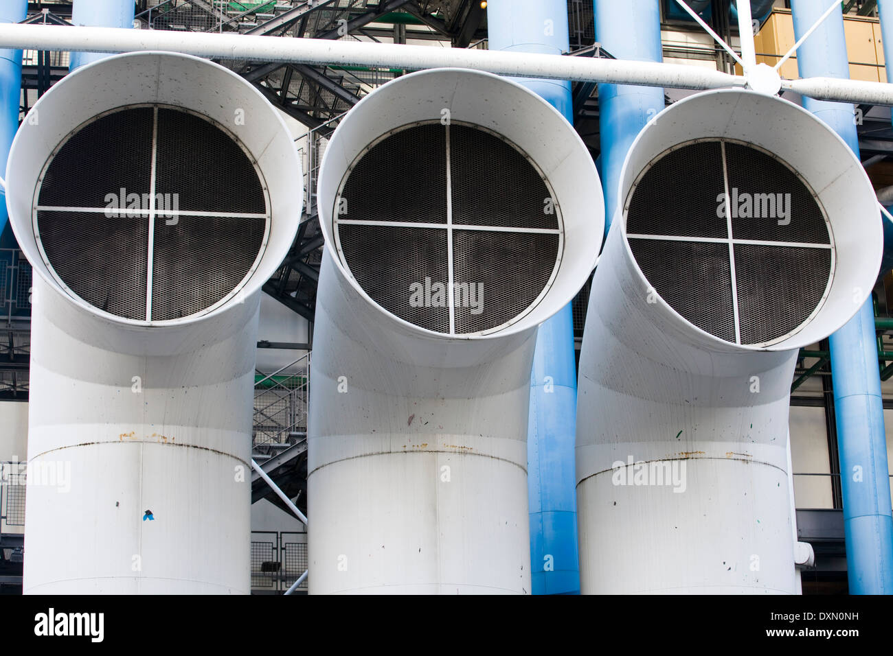 Centro Georges Pompidou a Parigi Francia Foto Stock