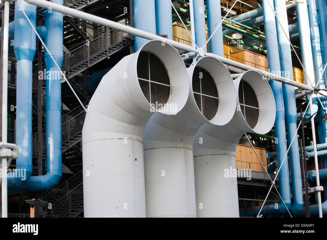 Centro Georges Pompidou a Parigi Francia Foto Stock
