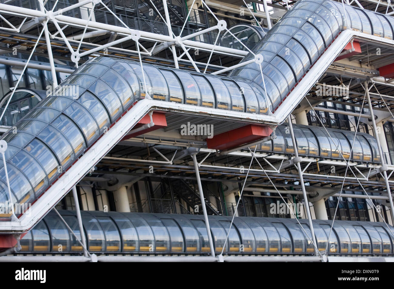 Centro Georges Pompidou a Parigi Francia Foto Stock