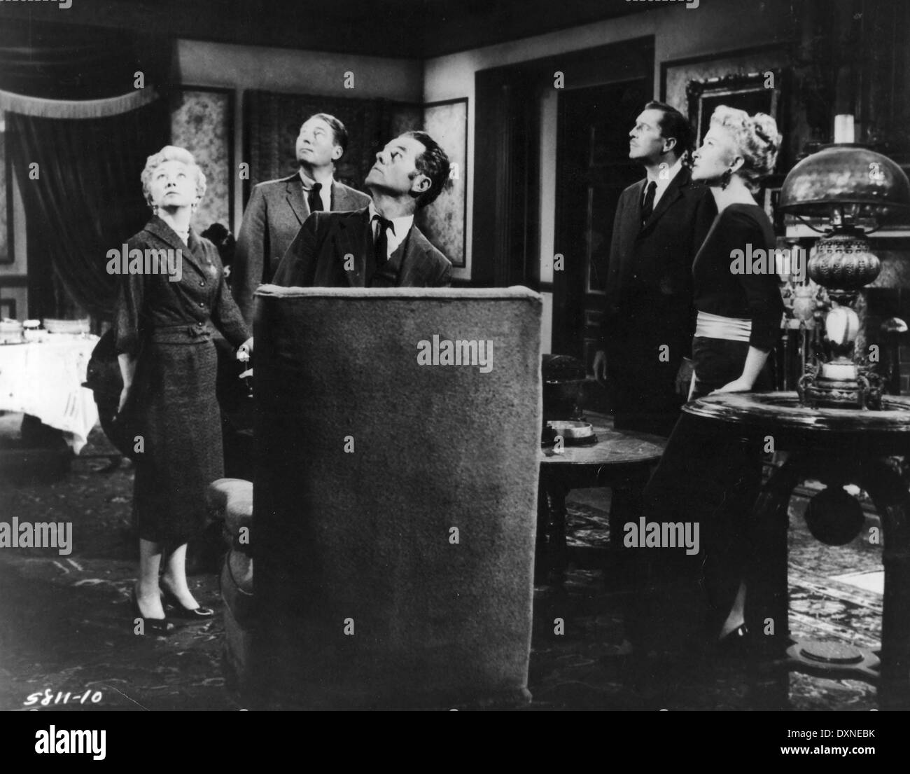 HAUNTED House su Hill Foto Stock