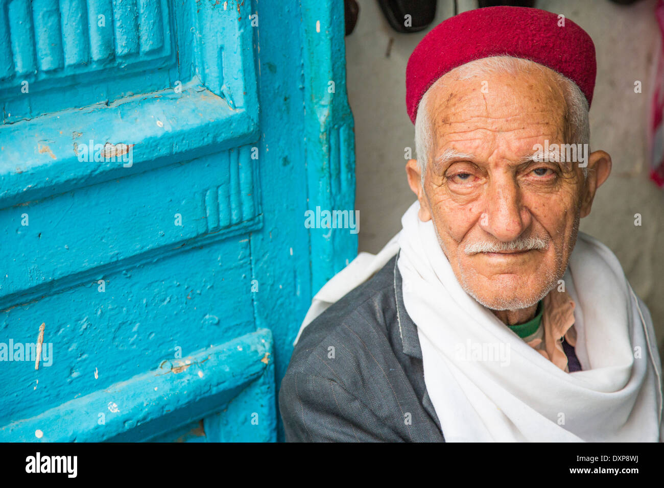 Uomo locale, Sousse, Tunisia Foto Stock