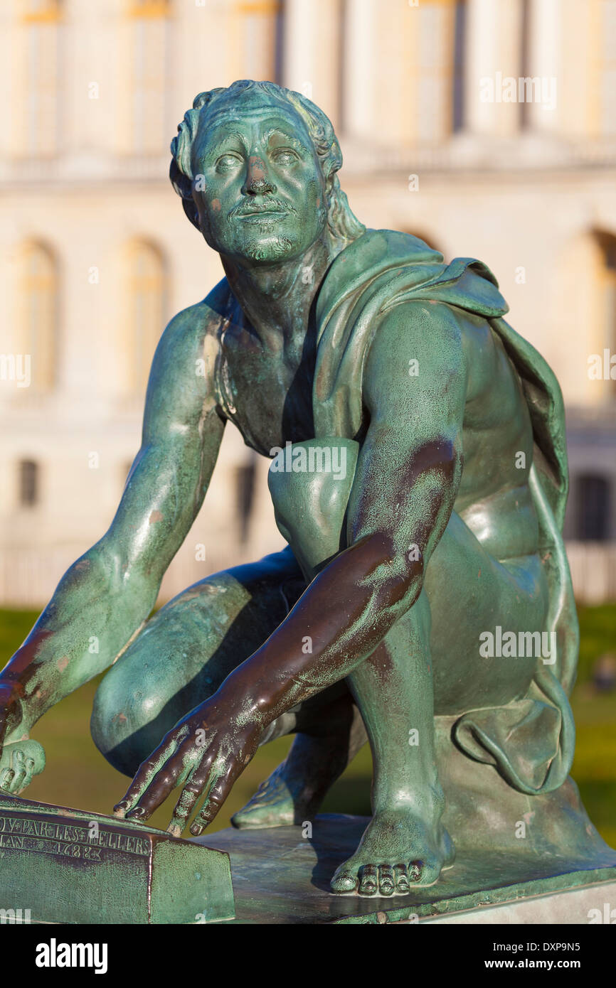 'Le Remoleur' nei giardini di Versailles, Yvelines, Francia Foto Stock