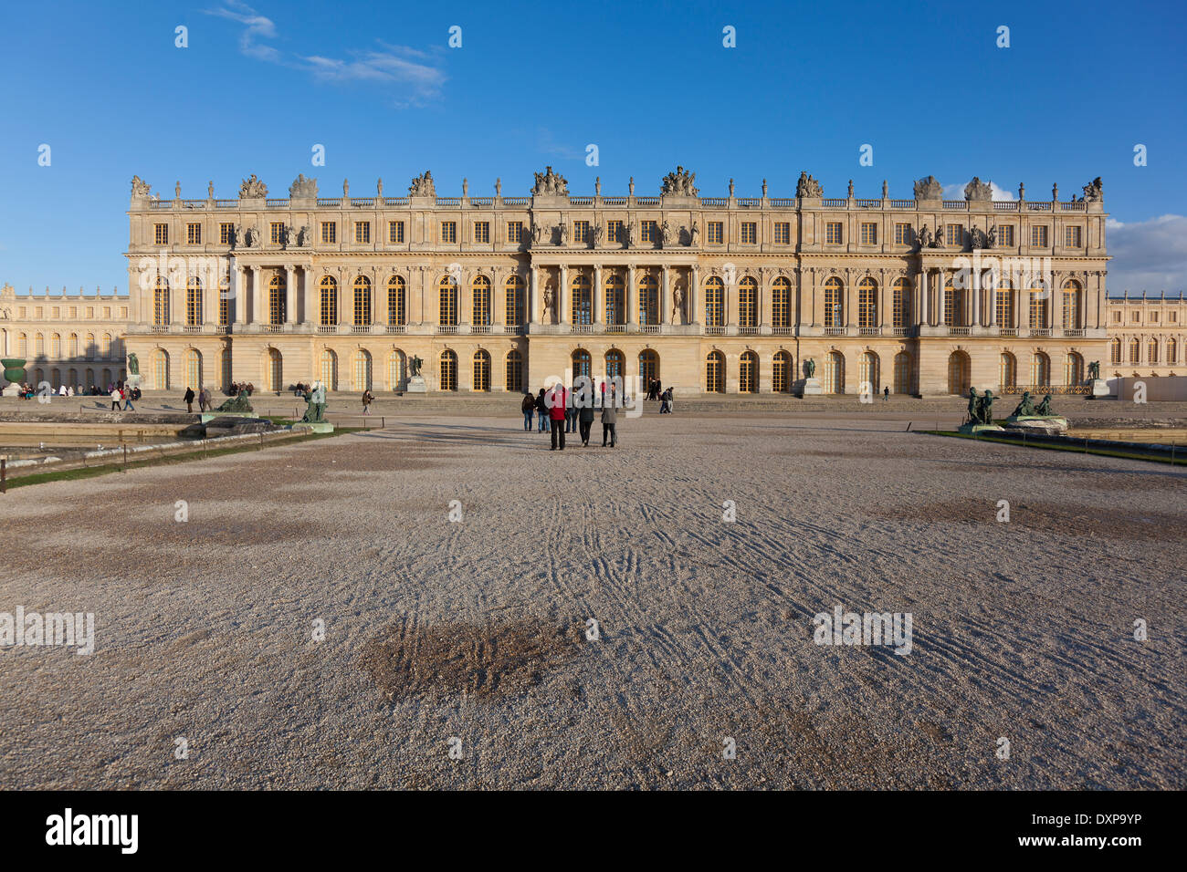 Il castello di Versailles, Yvelines, Ile-de-France, Francia Foto Stock