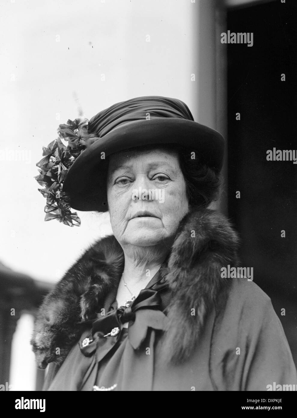 ALVA BELMONT (1853-1933) American socialite e attivista di spicco per il suffragio femminile, circa 1920 Foto Stock